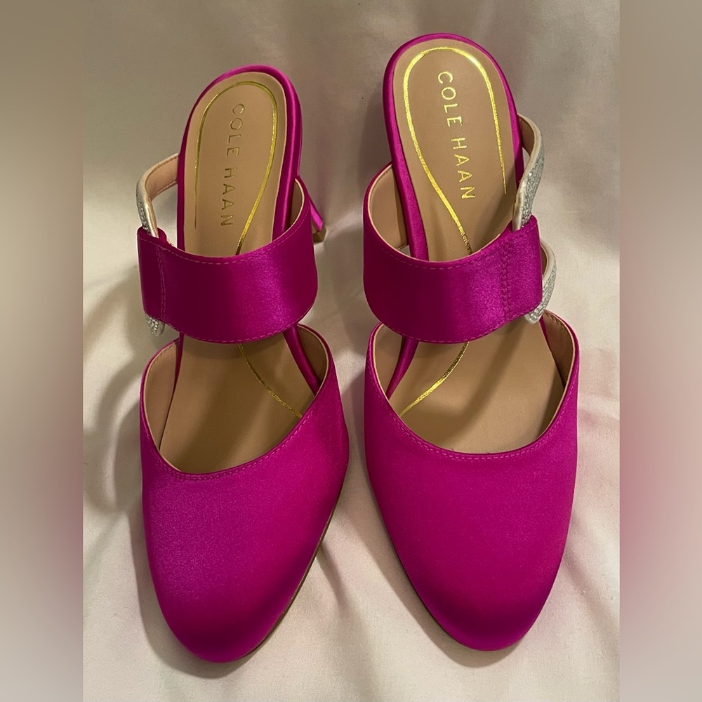 Cole Haan Magenta Slingback Heels